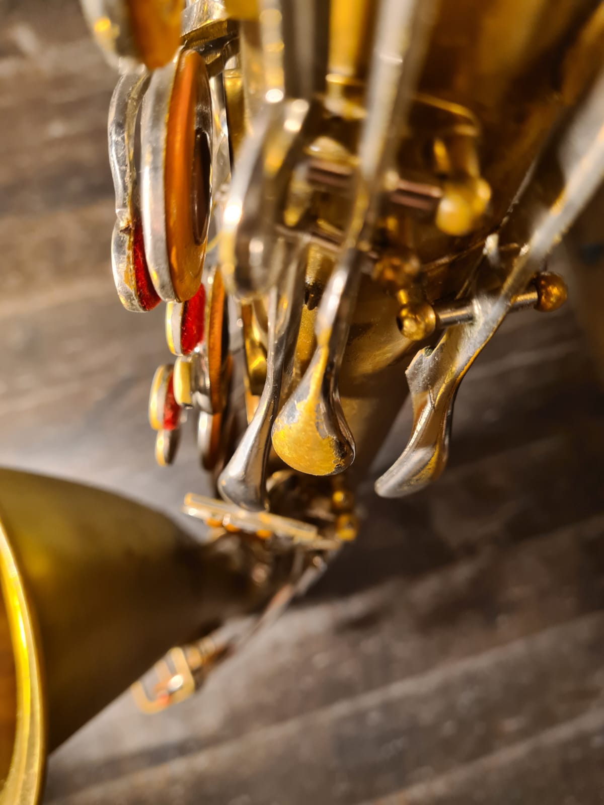 Bariton saxophon Big B Buescher Aristocrat Elkhart Baritonsaxofon