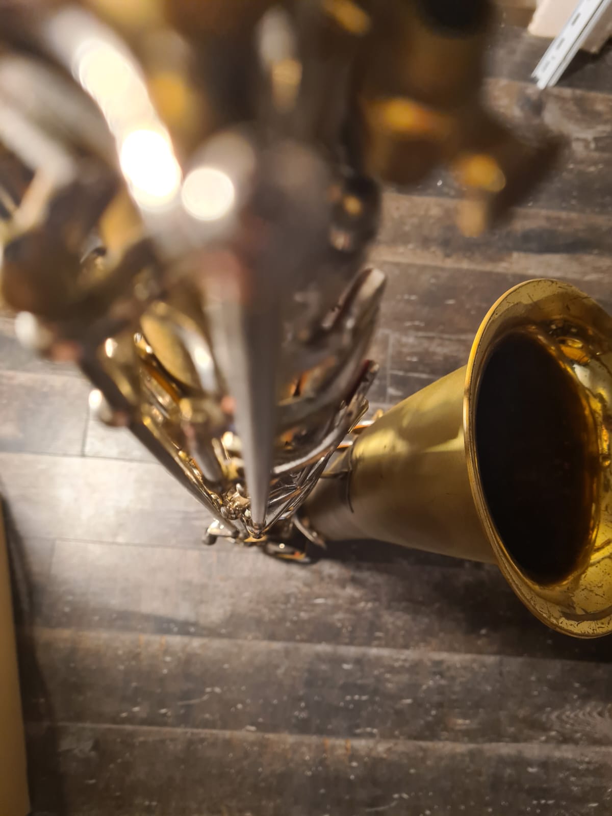 Bariton saxophon Big B Buescher Aristocrat Elkhart Baritonsaxofon