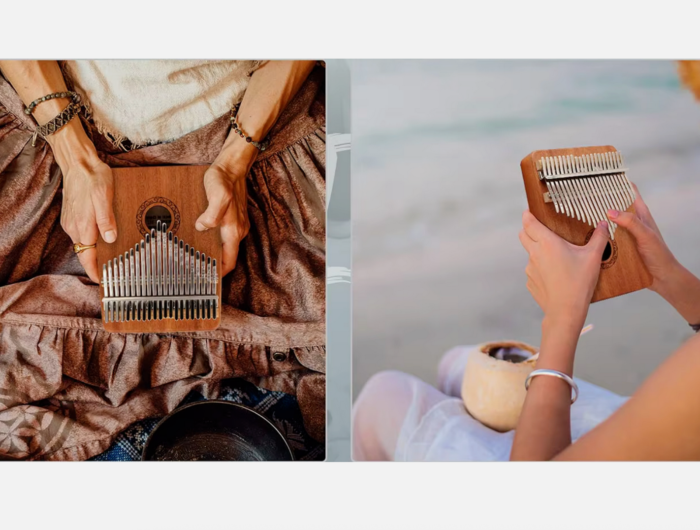 Kalimba Daumenklavier 17 Tasten Instrument C-Dur Kalimba 21 Tasten Mahagoni