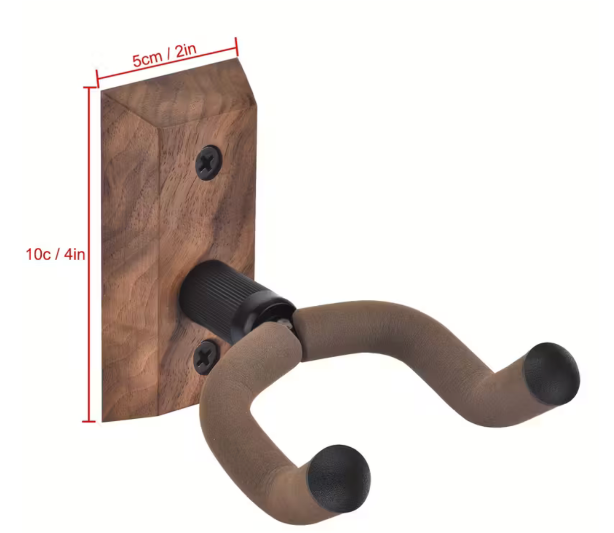 Gitarren 2 Wandhalterung Ständer Wand Holzfarbig - Costa Instruments