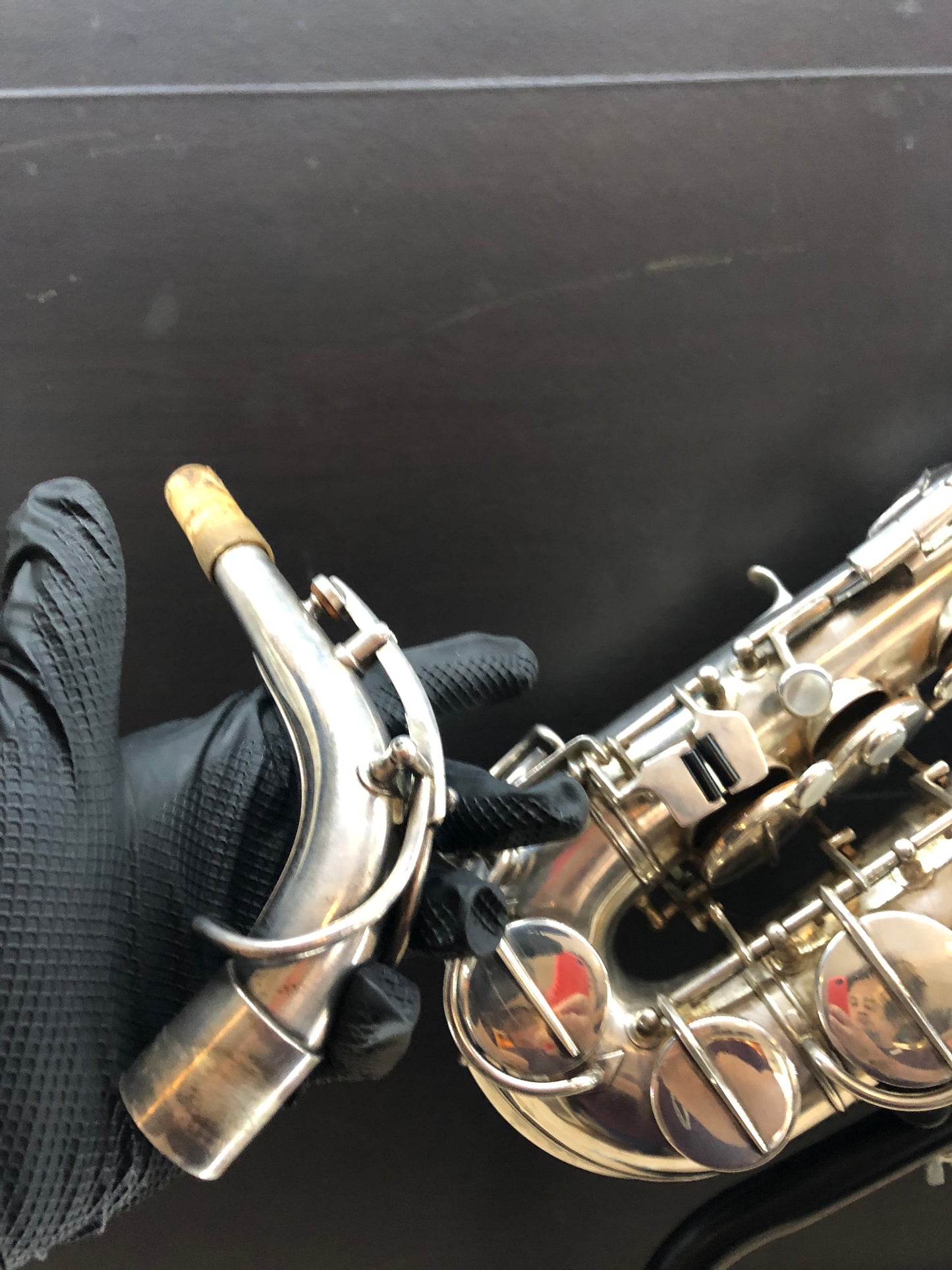 Alt saxophon Hohner President Saxofon Versilbert