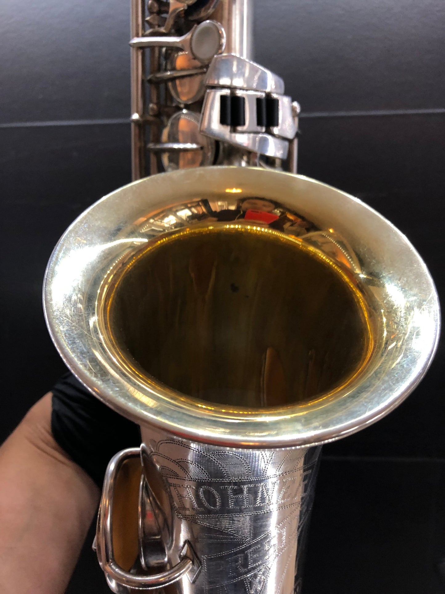 Alt saxophon Hohner President Saxofon Versilbert