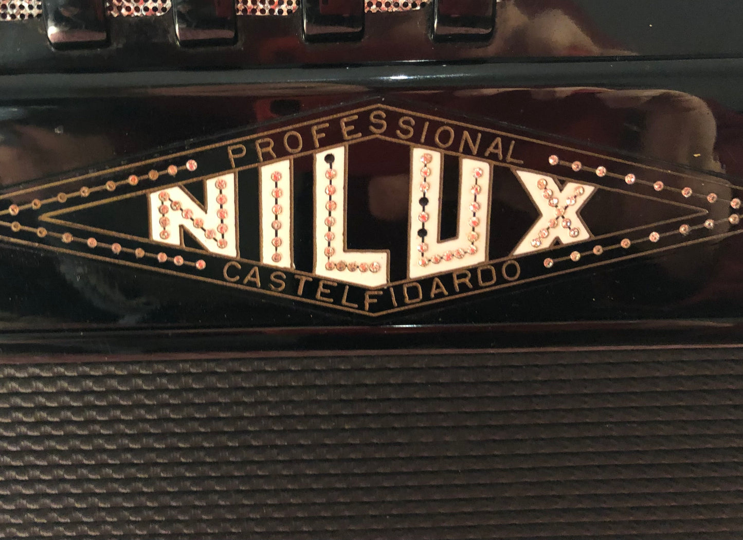 SOLD - Akkordeon Castelfidardo Italien Nilux 120 Bass Professionel schwarz