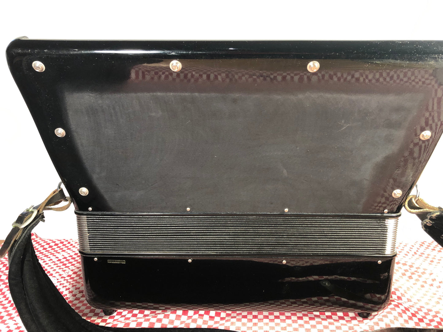 Akkordeon Accordiola 120 Bass 9 Register Schwarz Piano Super Italien