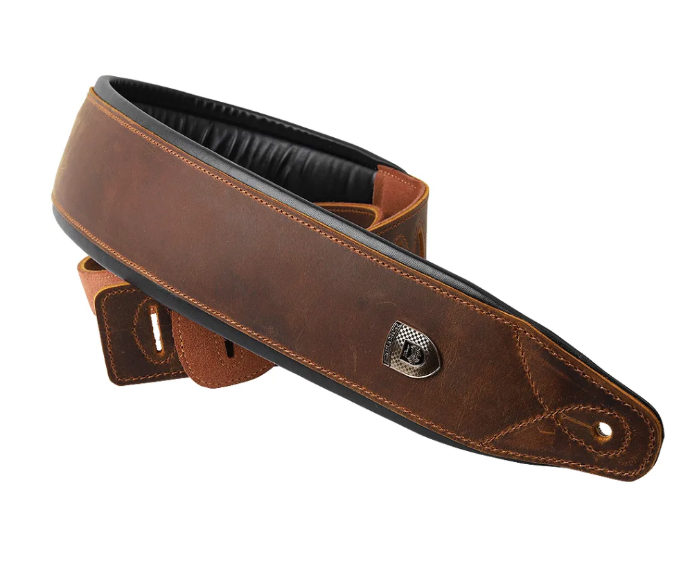 Leder Gitarren Bass Gitarren Gurt Guitar Verstellbar Echtleder