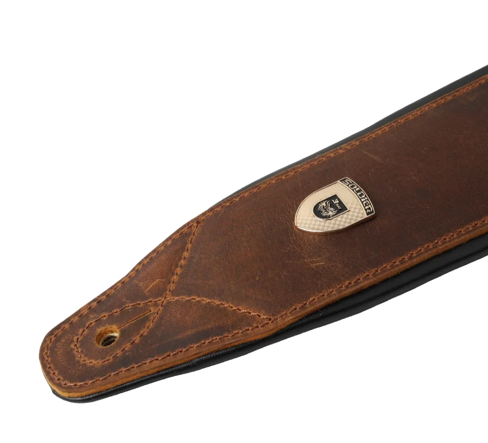 Leder Gitarren Bass Gitarren Gurt Guitar Verstellbar Echtleder