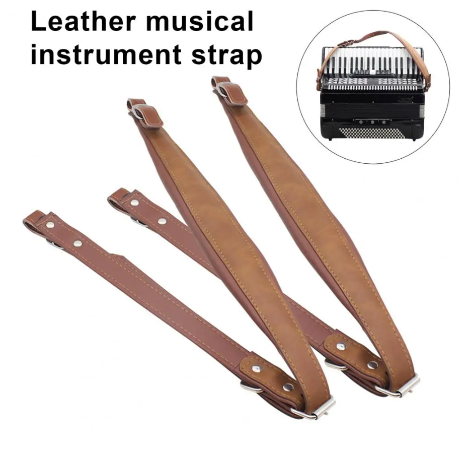 Akkordeon Riemen Gurt Tragegurt Straps PU Leder Accessoire