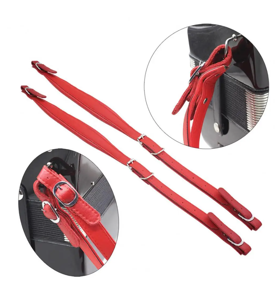 Akkordeon Riemen Gurt Tragegurt Straps PU Leder Accessoire