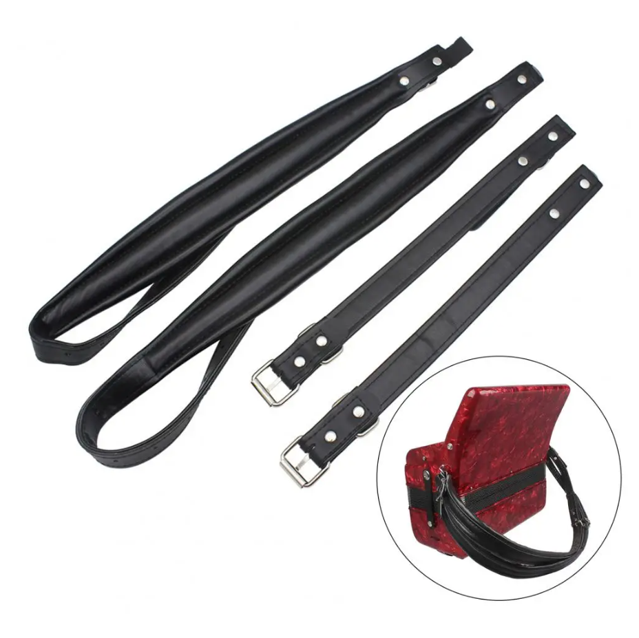 Akkordeon Riemen Gurt Tragegurt Straps PU Leder Accessoire