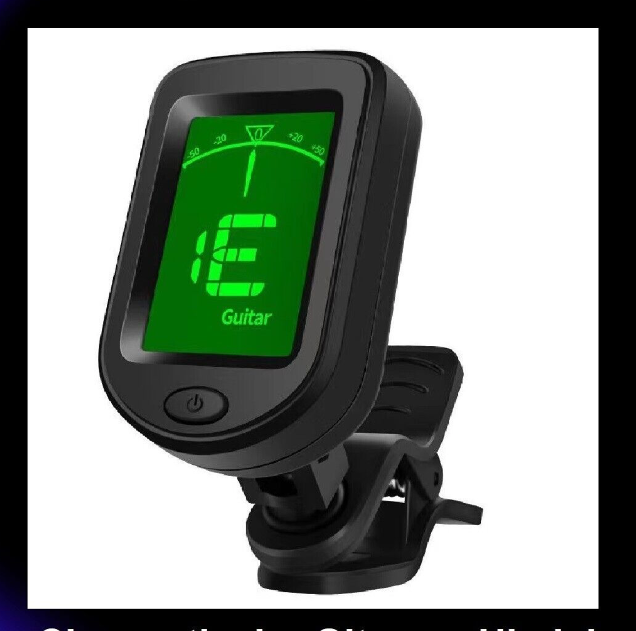 Stimmgerät Clip Tuner Ukulele Gitarre Bass Violine Chromatisch