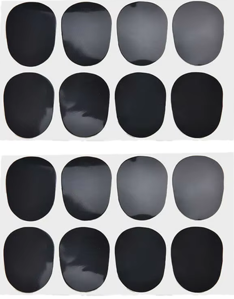 4 pieces bite plates saxophone tenor alto rubber 0.8mm accessory