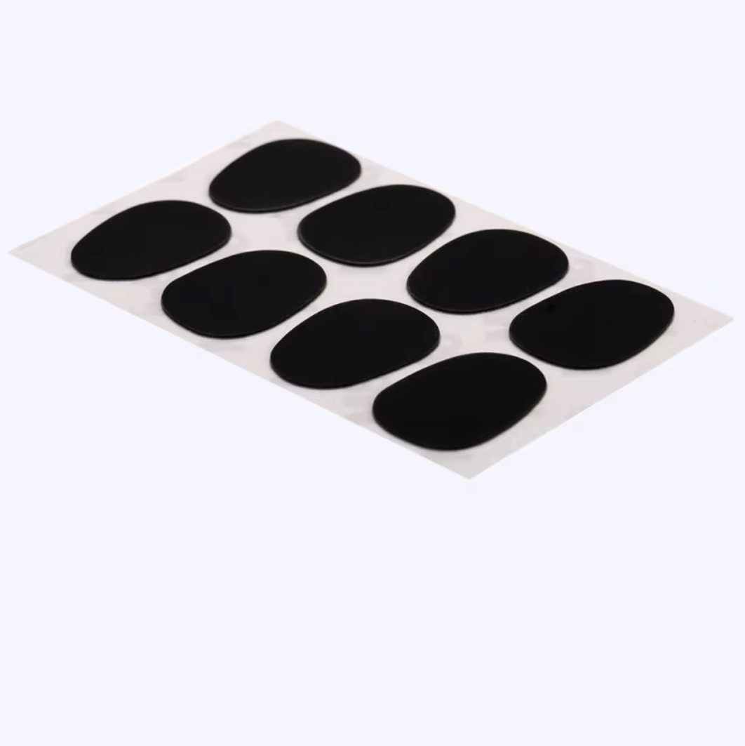 4 pieces bite plates saxophone tenor alto rubber 0.8mm accessory