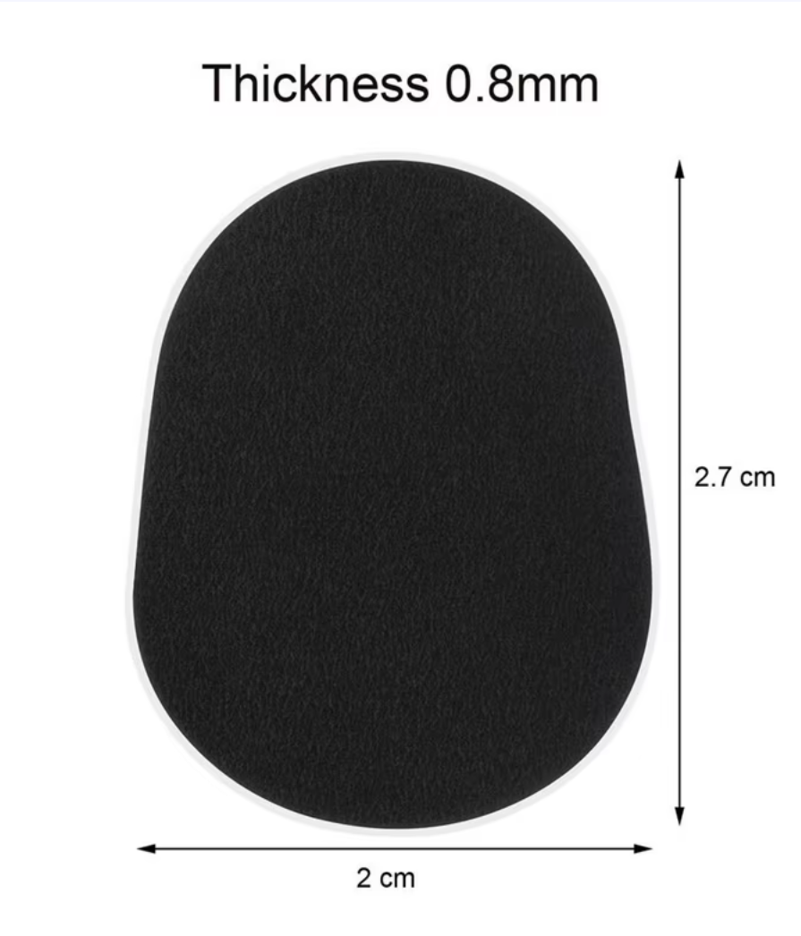 4 pieces bite plates saxophone tenor alto rubber 0.8mm accessory