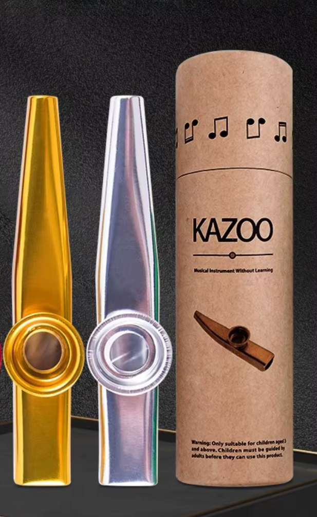 Kazoo Mundinstrument Begleitinstrument Ukulele Gitarre Sing instrument Holz