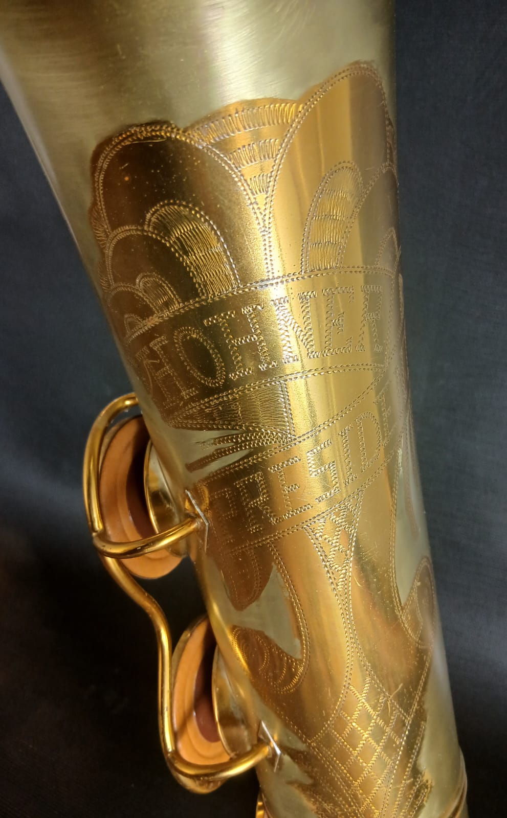 Hohner President Tenor saxophon Saxofon Gold gebürstet Saxophon Vintage