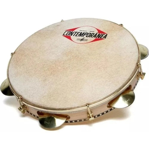 Pandeiro Handpercussion Handtrommel Brasilien Echtleder Choro