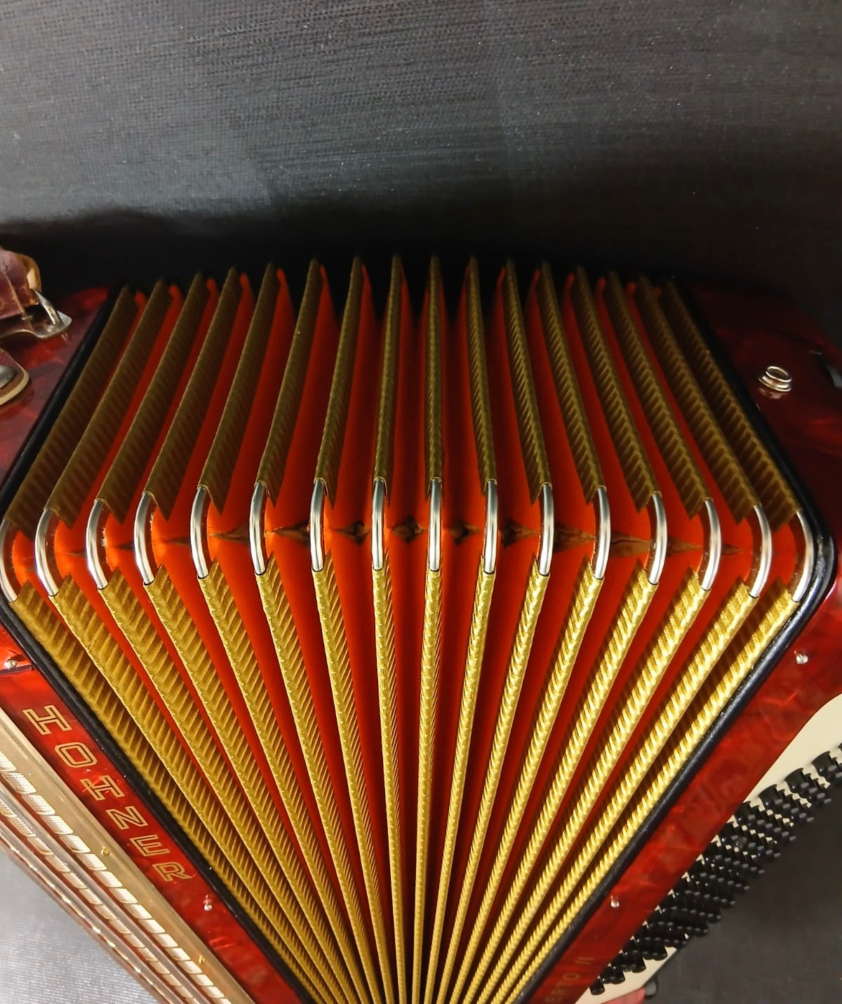Akkordeon Hohner Concerto II Rot mit Garantie
