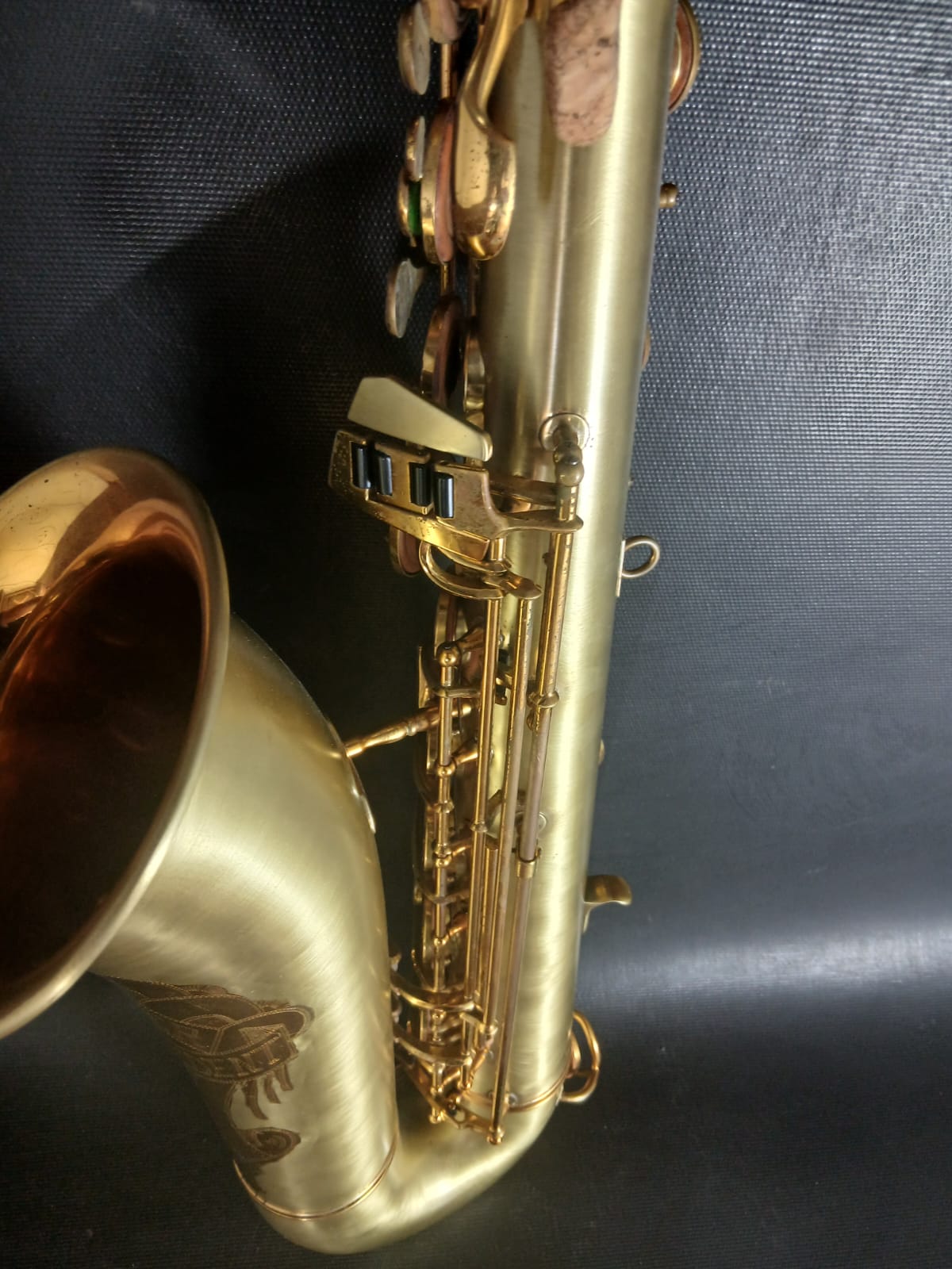 Hohner President Tenor saxophon Saxofon Gold gebürstet Saxophon Vintage