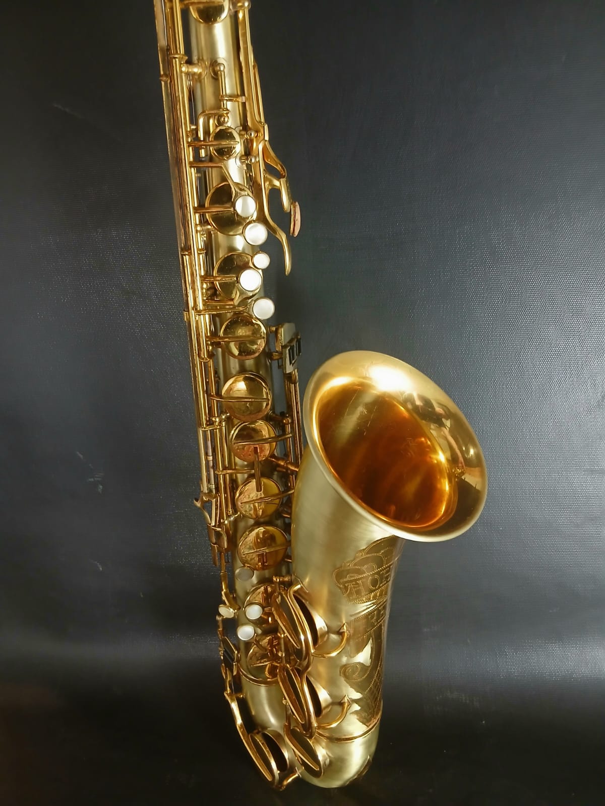 Hohner President Tenor saxophon Saxofon Gold gebürstet Saxophon Vintage
