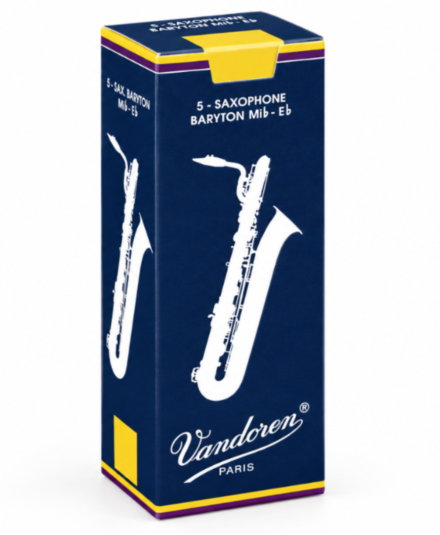 Costa Instruments Vandoren Eb Classic Blau Baritonsaxophon Rohrblätter, Einzelblatt Packung, ideal für Saxophonspieler