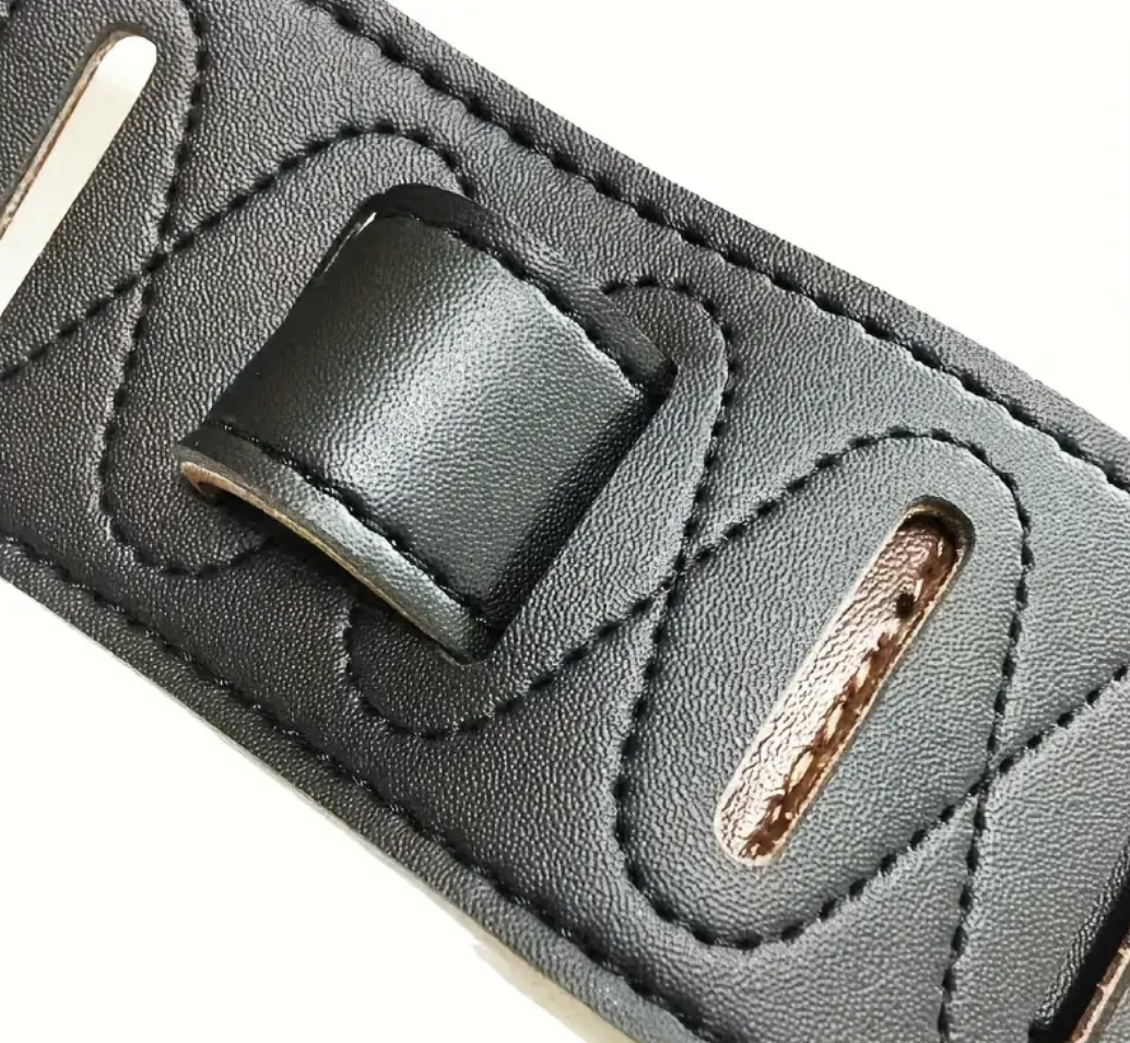 Gitarren Gurt PU Leder Riemen Gurt Tragegurt Straps Schwarz