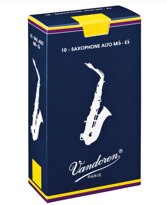 Altsaxophon Blättchen Vandoren Classi Blau Saxophon Blätter