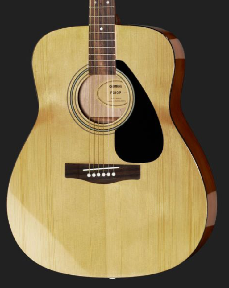 Yamaha Westerngitarre F310P mit Fichtendecke, in Tasche, inklusive Stimmgerät, für Anfänger und Fortgeschrittene, von Costa Instruments