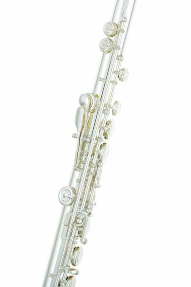Querflöte Yamaha YFL-212 von Costa Instruments, Blechblasinstrument, auf Bildschirmfoto gezeigt, ideal für Musikliebhaber in Berlin