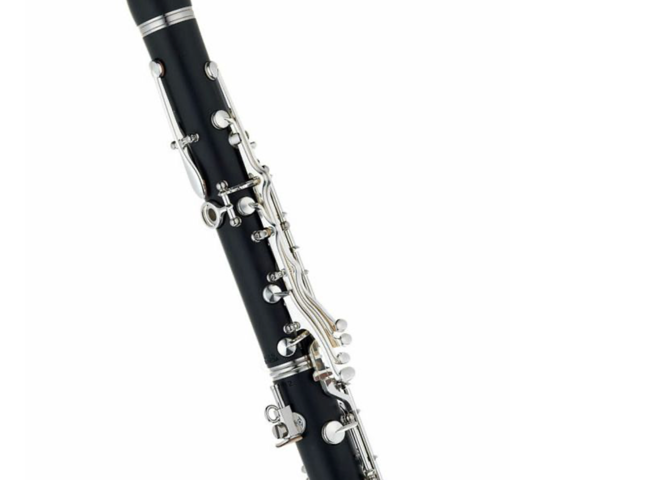 Yamaha Klarinette in Bb YCL 250, Schülermodell, Blechblasinstrument, sichtbar mit Klappen und Holzmaterial, von Costa Instruments