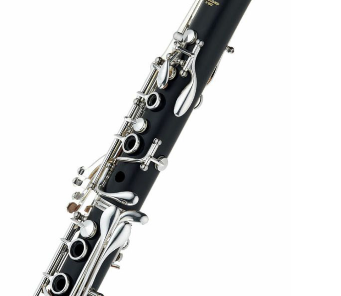 Yamaha Klarinette in Bb YCL 250, Schülermodell, Blechblasinstrument von Costa Instruments, zeigt die Klarinette auf einem Bildschirmfoto