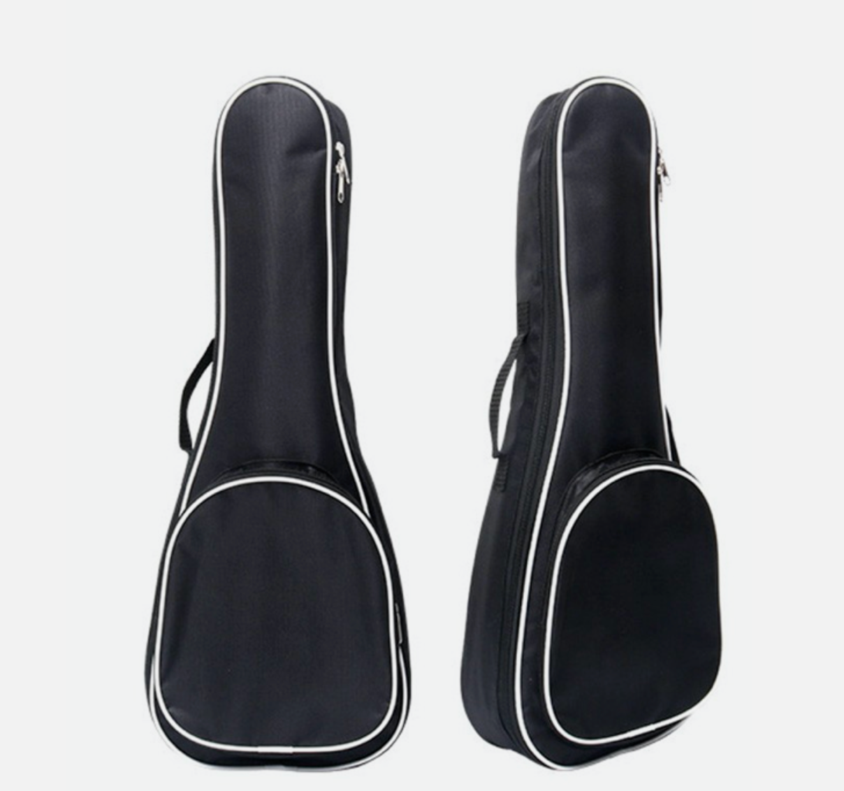 Konzerukulele 23 Zoll von Costa Instruments mit Tasche, kindgerechtes Saiteninstrument für Kinder, schwarz und kompakt.