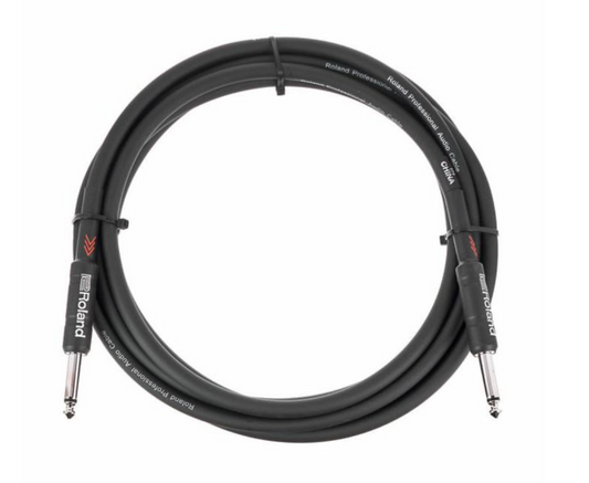 Roland Gitarrenkabel, Verstärkerkabel, 3m oder 6m, für Saiteninstrumente, von Costa Instruments, auf Bildschirmfoto.