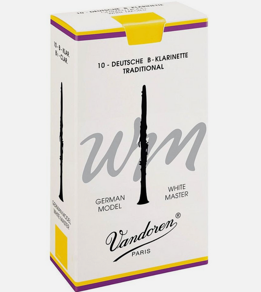 Vandoren Bb Clarinet White German Single Reed Pack