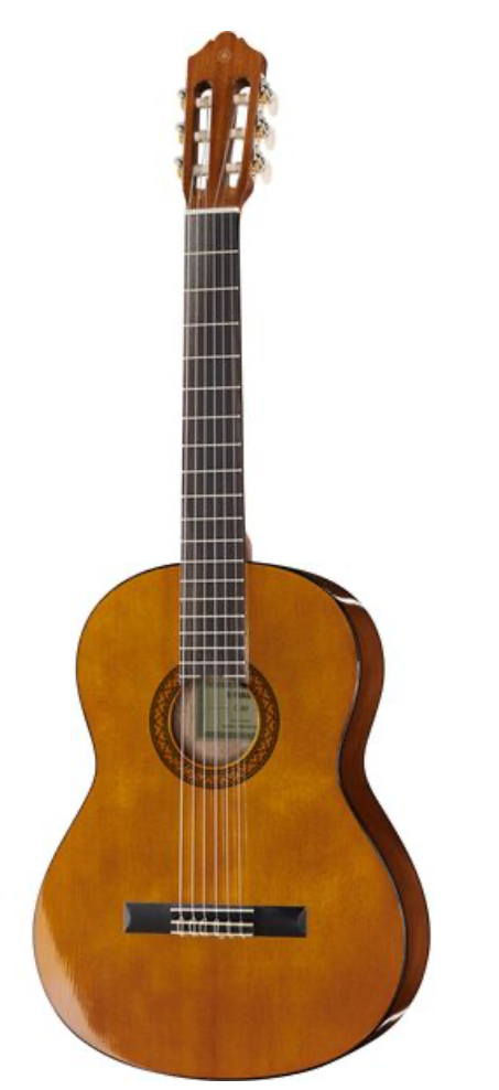 Yamaha C40 III Konzertgitarre mit Tasche und Zubehör, klassische Saiteninstrument, auf einem Bildschirmfoto gezeigt