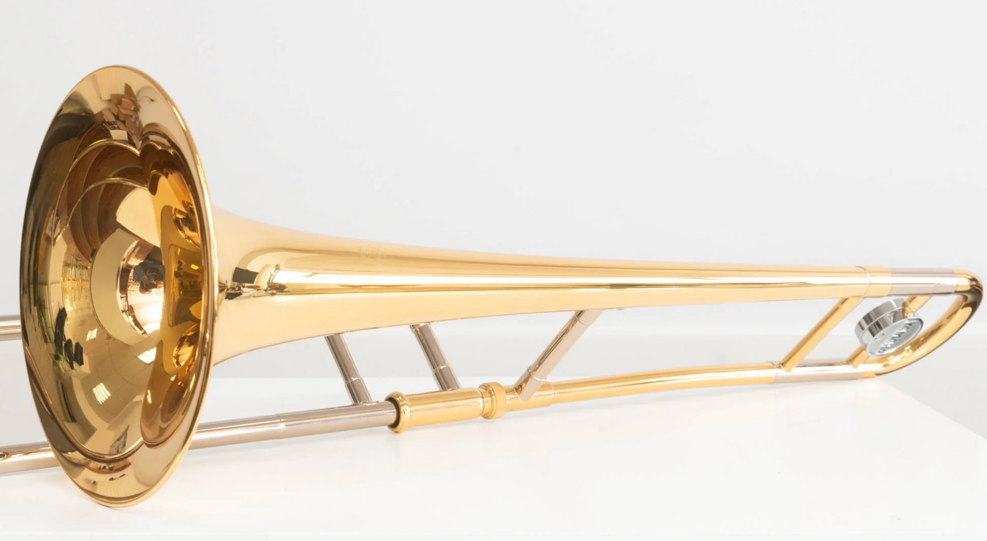 Yamaha YSL-354 Tenorposaune von Costa Instruments, Blechblasinstrument, sichtbares Bild der Posaune auf Bildschirmaufnahme