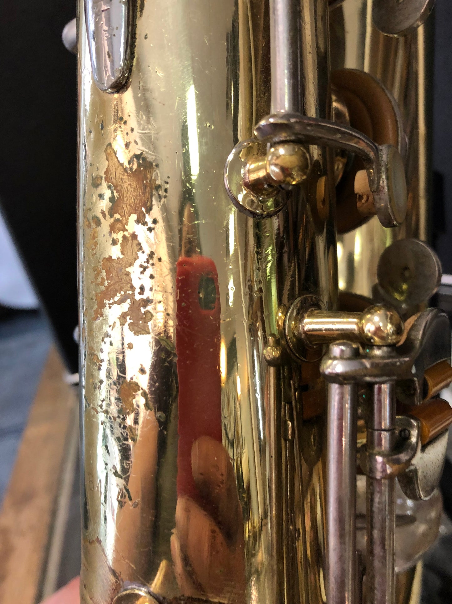 Costa Instruments Buescher 400 Tenorsaxophon, silberfarbenes Saxophon für Tenor, in Deutschland gefertigt, mit Garantie.