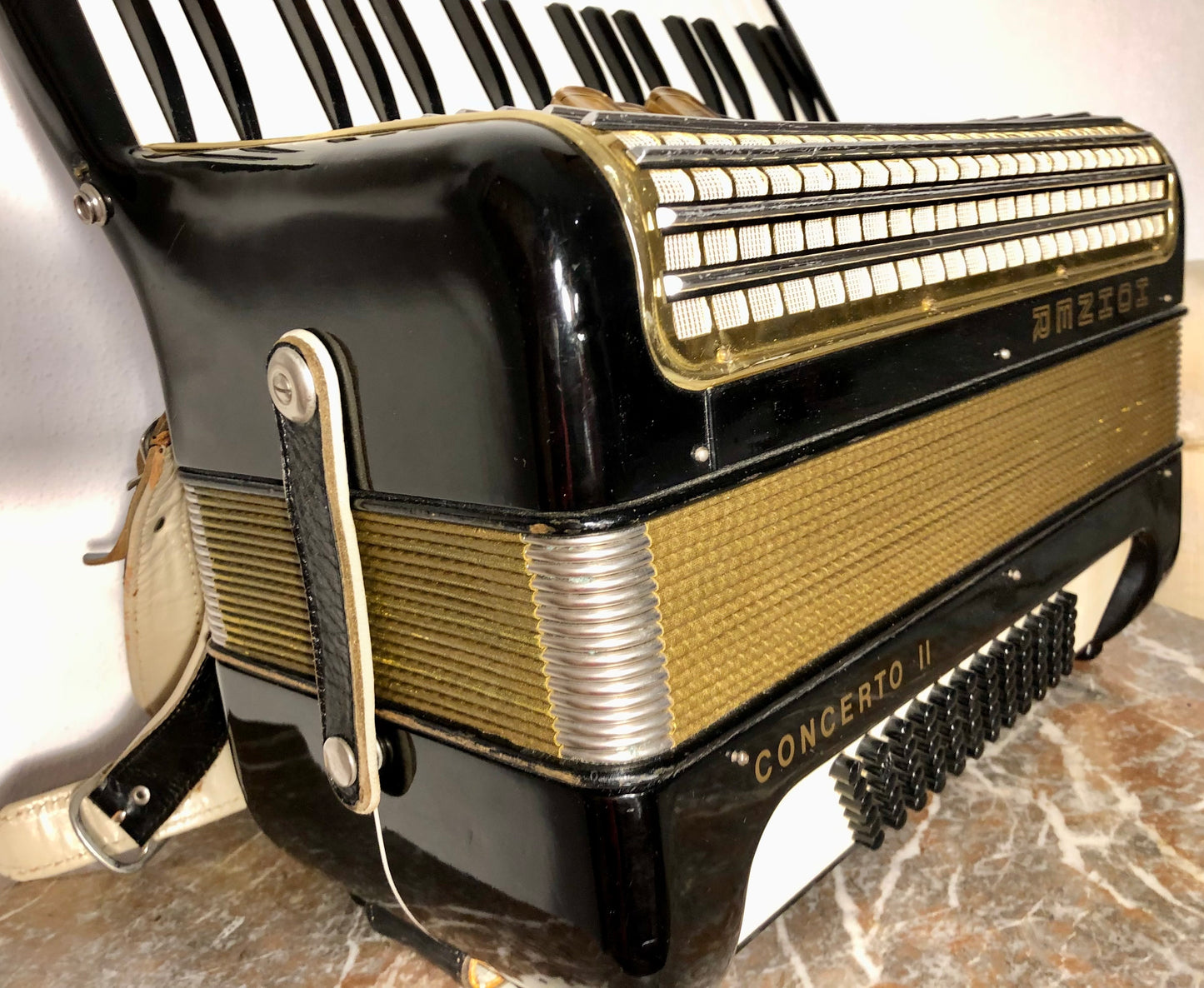 Akkordeon Hohner concerto II Register 3 Spielbereit mit Koffer