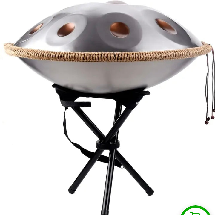 Handpan D-Moll Kupfer Silber 9 Töne Trommel Percussion Klangschale Tasche - Costa Instruments