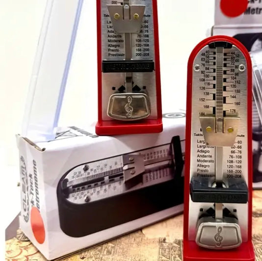 Metronom Mini Tragbar Reise Rot Rhythmusgerät Musik Zubehör - Costa Instruments