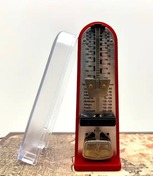 Metronom Mini Tragbar Reise Rot Rhythmusgerät Musik Zubehör - Costa Instruments