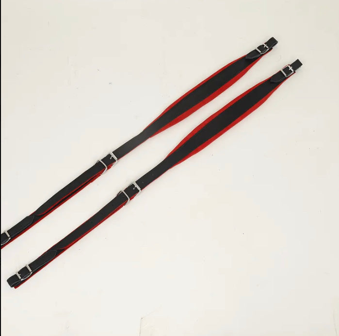 Akkordeon Gurte Riemen Schwarz Rot Gepolstert dick - Costa Instruments