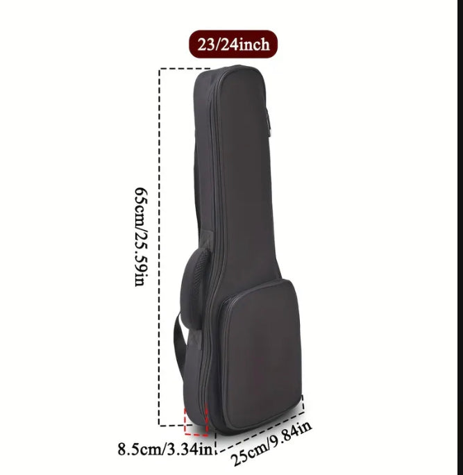 Ukulele Tasche Tenor 23 Zoll 10mm Polsterung Rucksack Gigbag Hülle mit Notenfach dick gepolstert - Costa Instruments