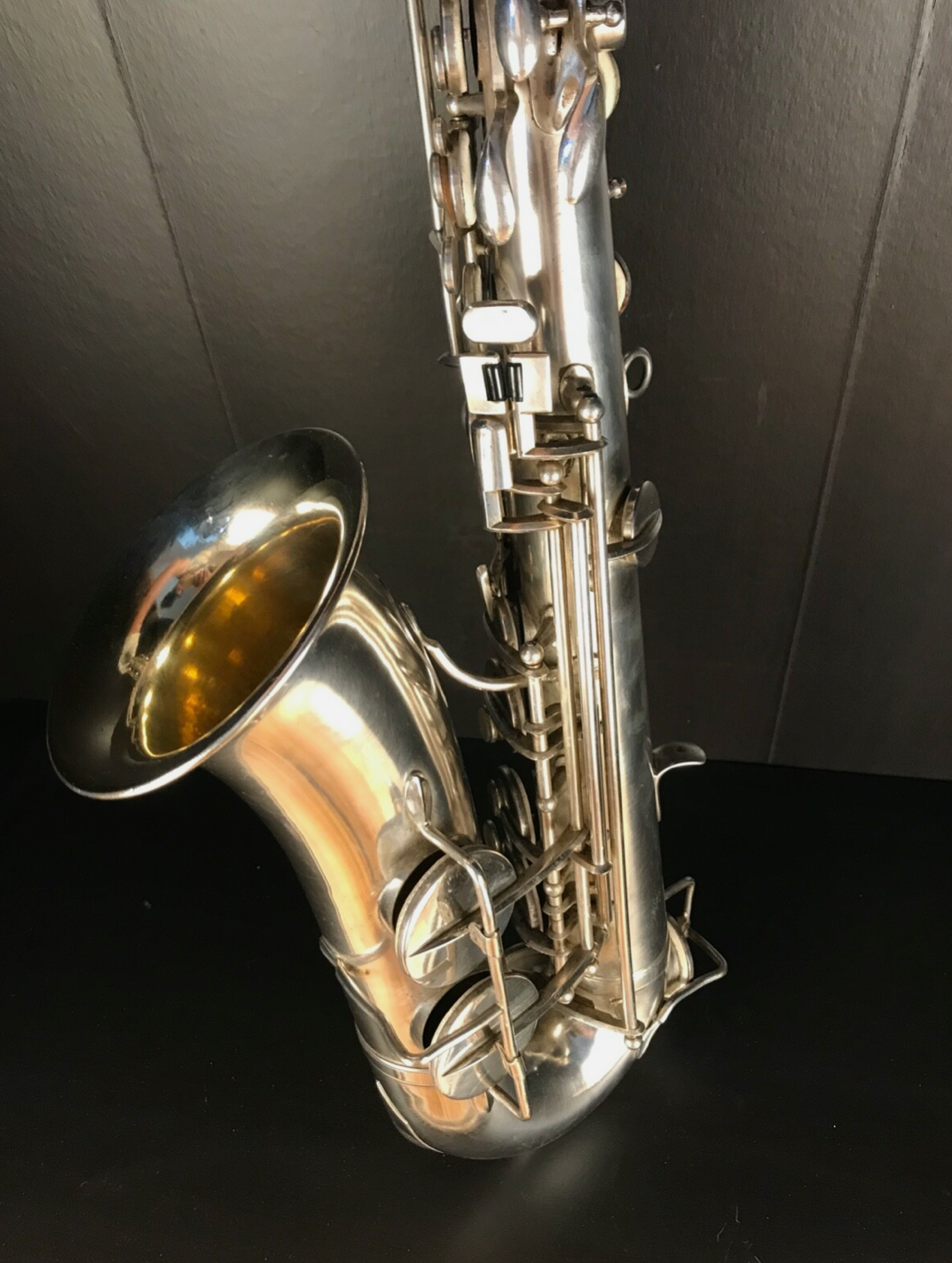 Altsaxophon René Guénot Saxofon Versilbert Saxophon Silber Frankreich Vintage