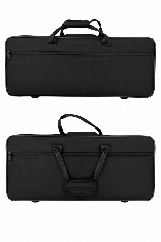 Schwarzer Alt-Saxophon-Rucksack von Costa Instruments, leichter Gigbag für Altsaxophon, praktischer Saxophon-Accessoire-Tragesack