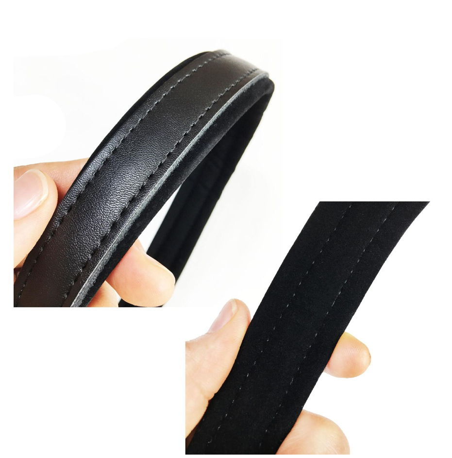 Saxophone Strap Leather Black Clarinet Strap Carrying Strap Padded