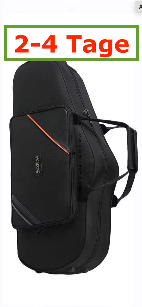 Monzan Saxophon, S-Bogen Tasche 6.033 Für Tenorsaxophon, Samtvelour Monzan Saxophon, S-Bogen Tasche 6.033 Für Tenorsaxophon, Samtvelour