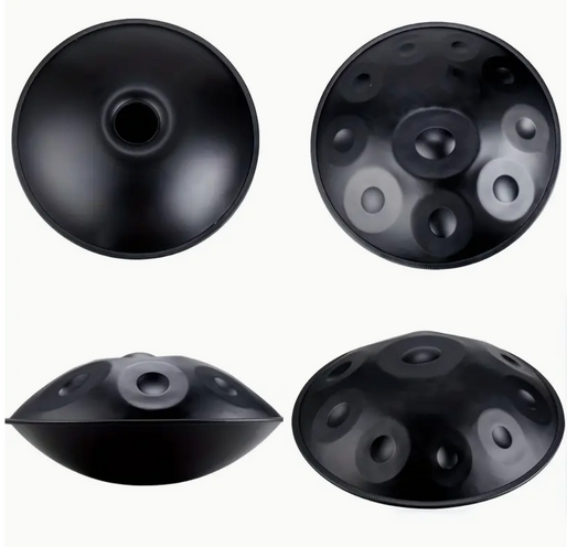 D-Moll Schwarz 10 Töne Handpan Trommel Percussion Trommelstöcke Tasche Dm