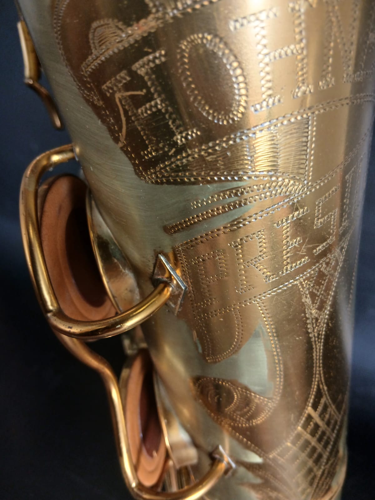 Hohner President Tenor saxophon Saxofon Gold gebürstet Saxophon Vintage