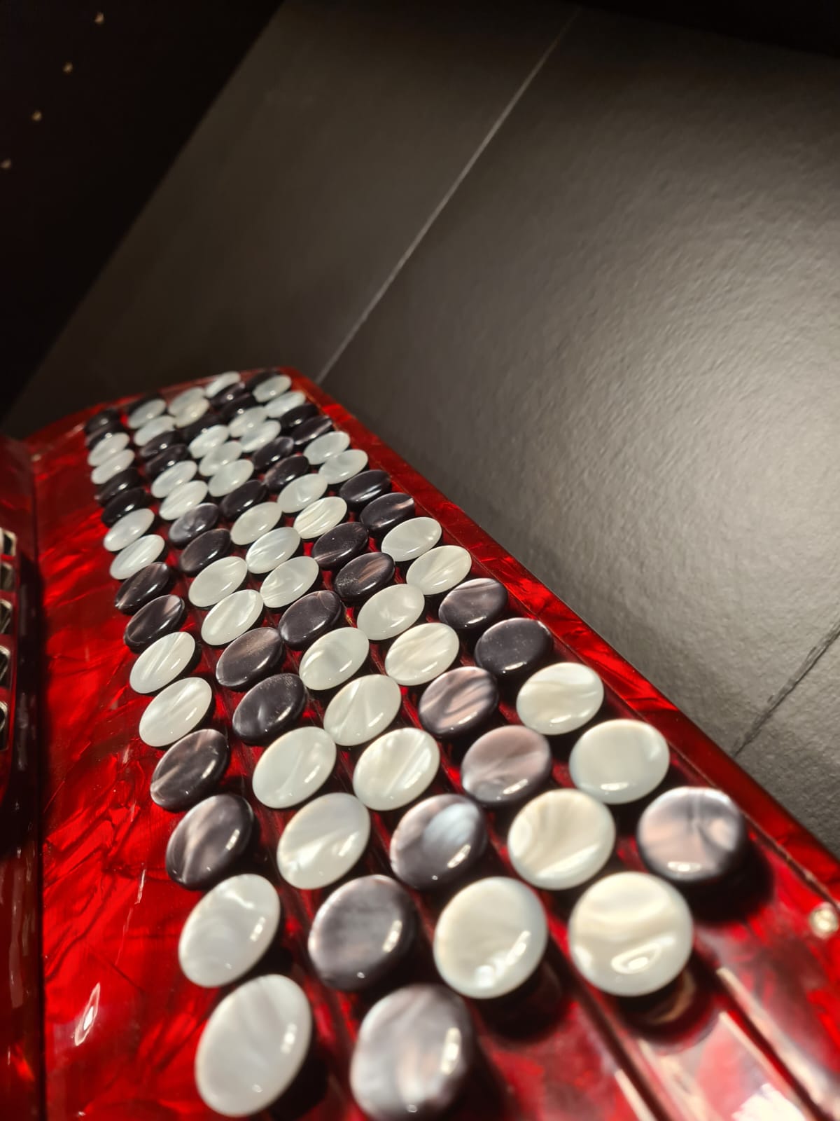 SOLD-Akkordeon Bugari Armando 5 Register 2 Bassregister Knopfakkordeon Castelo - Costa Instruments